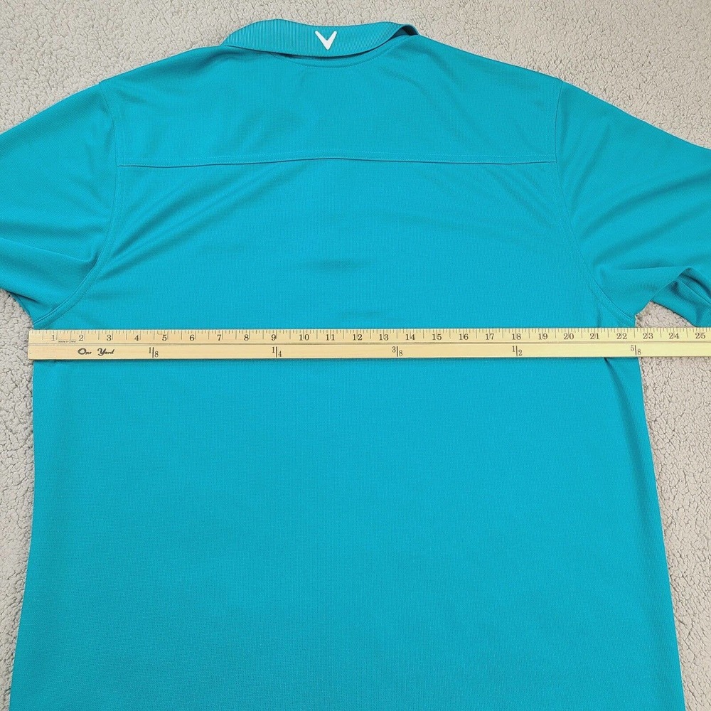 Callaway Golf Polo Shirt Men's XL Blue Teal Opti-Dri Weston Hills Country Club - Picture 10 of 12